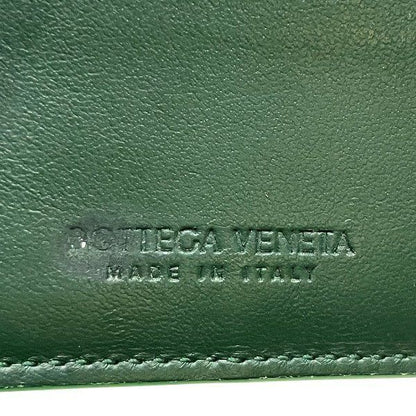 Bottega Veneta Intrecciato R00132325p Green Bifold Wallet Men's