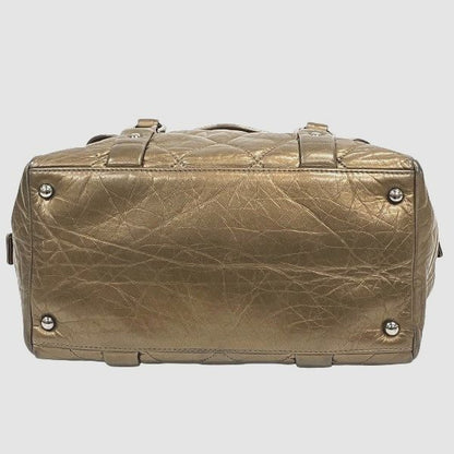 Chanel Matelasse Mini Boston Bag Shoulder Bag Handbag Ladies