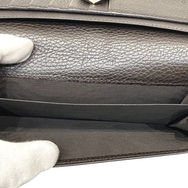 Gucci 231837 Brown Long Wallet Bifold Wallet Unisex