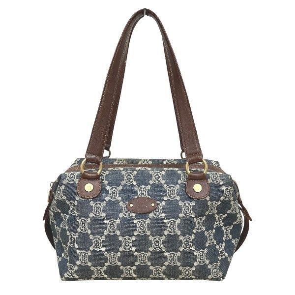 Celine Macadam Denim Bag Handbag Shoulder Bag Ladies