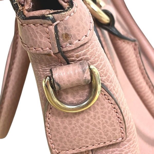 Gucci Interlocking G 449659 Leather 2way Bag Handbag Shoulder Bag Ladies