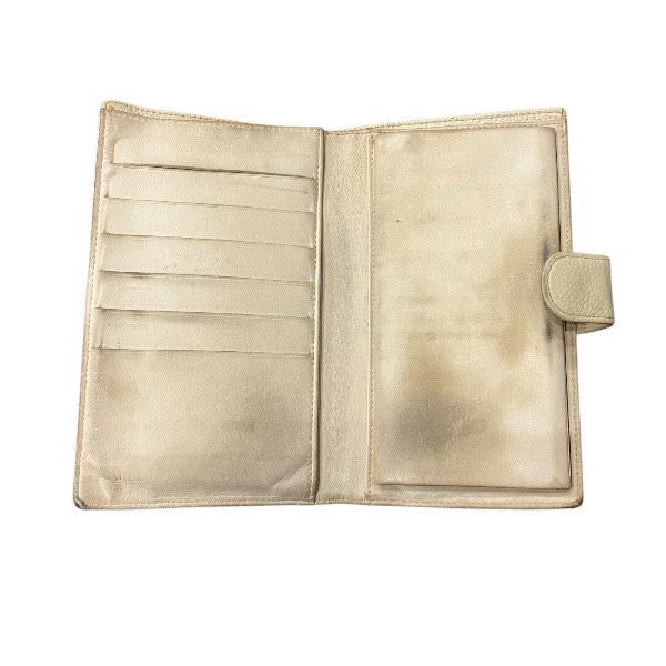 Chanel Caviar Skin Ivory Bifold Wallet Ladies