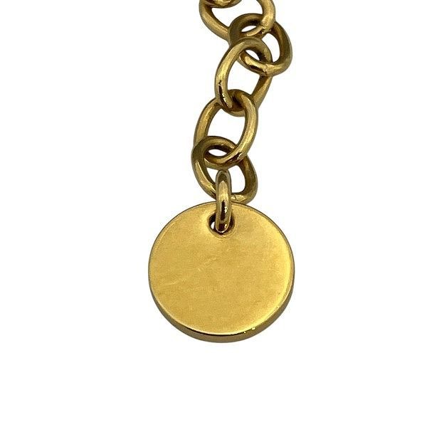 Dior Gold X Light Pink CD Logo Fake Pearl Brand Accessories Necklace Women's