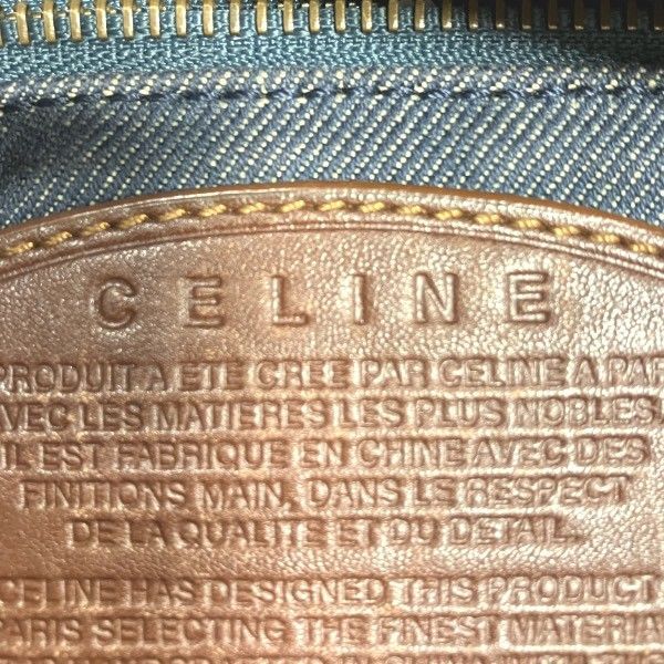 Celine Macadam Denim Bag Handbag Shoulder Bag Ladies