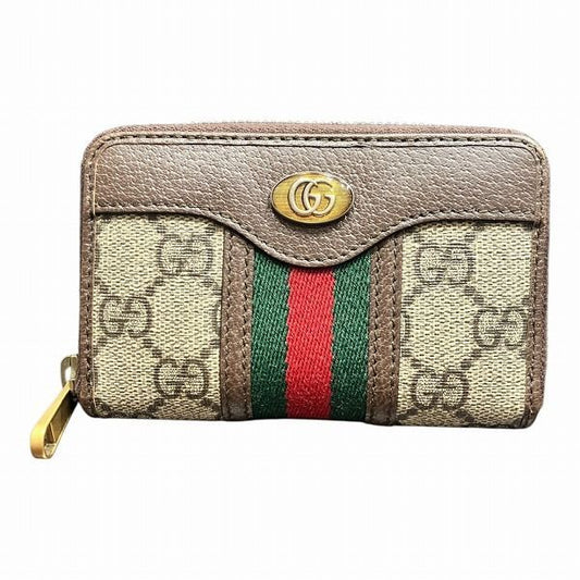 Gucci Sherry 597613 Zip Around Coin Case Women's
