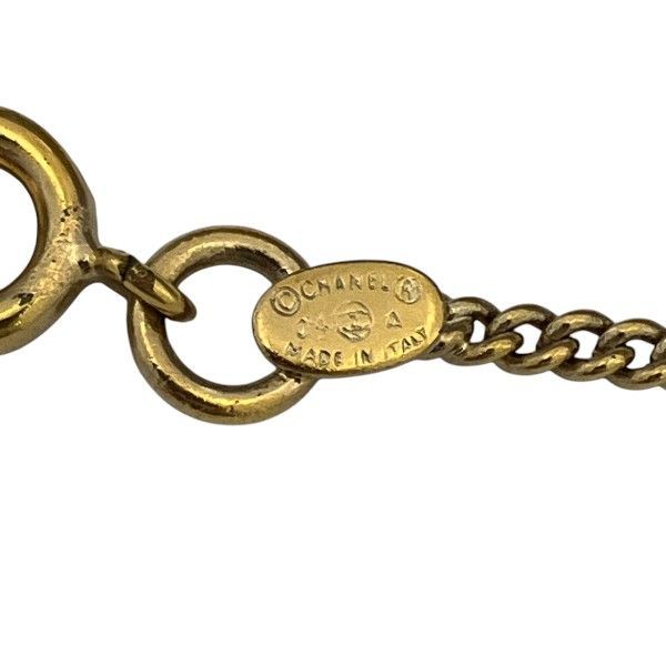 Chanel Gold 04a Coco Mark Perfume Bottle Brand Accessories Necklace Ladies