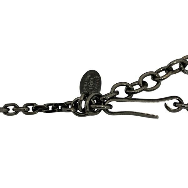 Chanel Black X Coral 03p Mademoiselle Brand Accessories Necklace Ladies