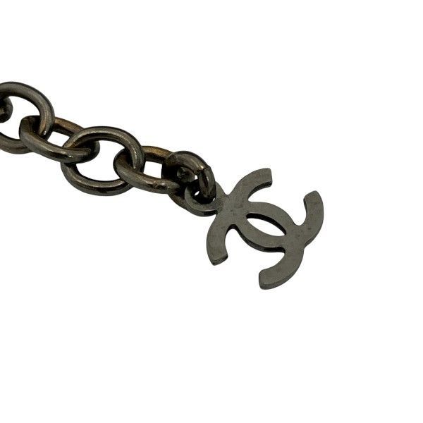 Chanel Black X Coral 03p Mademoiselle Brand Accessories Necklace Ladies