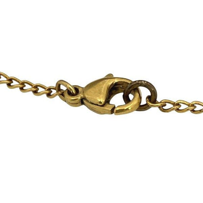 Chanel Gold 02a Coco Mark Brand Accessories Necklace Ladies