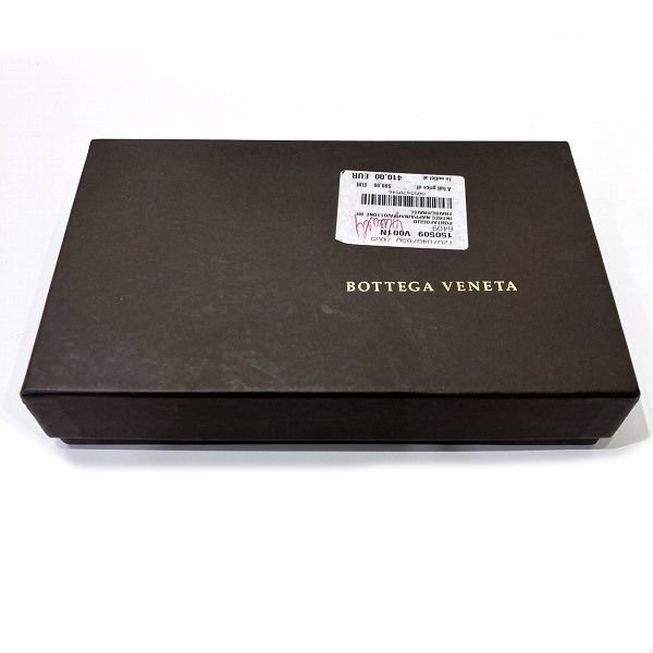 Bottega Veneta Intrecciato 150509 Red Bifold Wallet Long Wallet Women's