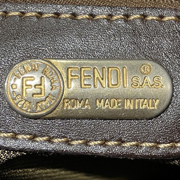 Fendi Zucca Bag Handbag Shoulder Bag Ladies