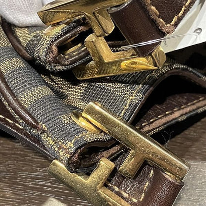 Fendi Zucca Bag Handbag Shoulder Bag Ladies