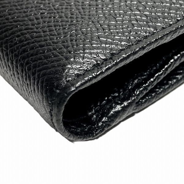 Bvlgari Bvlgari Leather Black Bifold Wallet Unisex