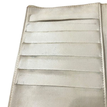 Chanel Caviar Skin Ivory Bifold Wallet Ladies