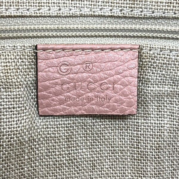 Gucci Interlocking G 449659 Leather 2way Bag Handbag Shoulder Bag Ladies