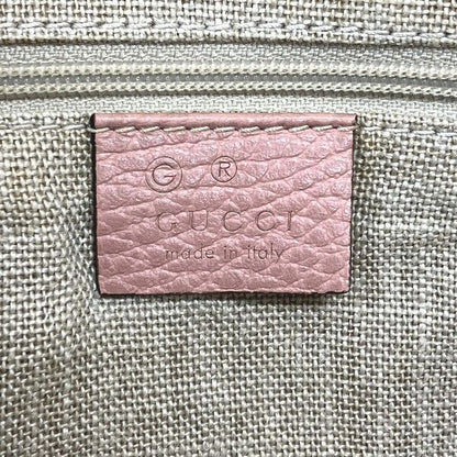 Gucci Interlocking G 449659 Leather 2way Bag Handbag Shoulder Bag Ladies