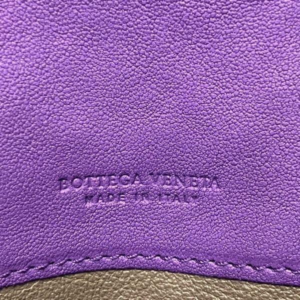 Bottega Veneta Intrecciato B04229592a Purple Long Wallet Bifold Wallet Unisex