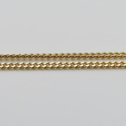 Christian Dior Necklace CD Logo Metal Rhinestone Gold Plated GP Accessories