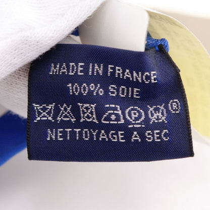 Hermes Carre 45 Horse Club Detail Gavroche Club Detail White Women's Scarf