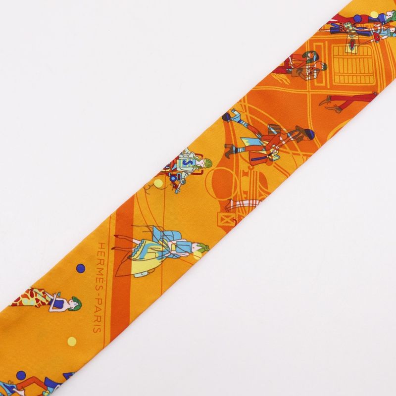 Hermes Twilly Ex-Libris Les Parisienne Silk Women's Scarf