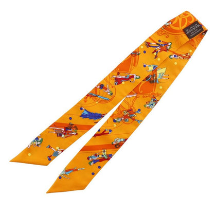 Hermes Twilly Ex-Libris Les Parisienne Silk Women's Scarf
