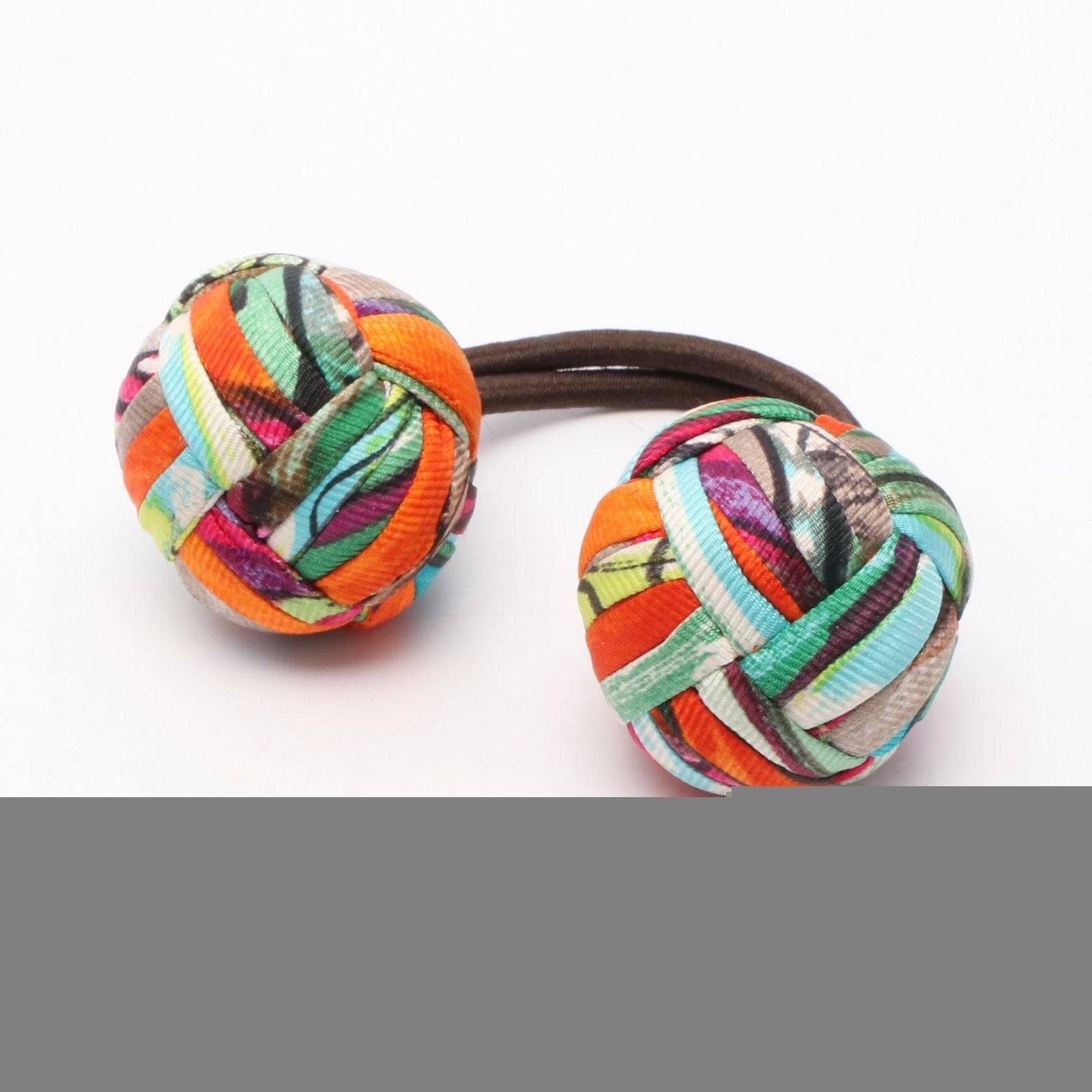 Hermes Pompon Scrunchie Other Hair Accessories Ladies a