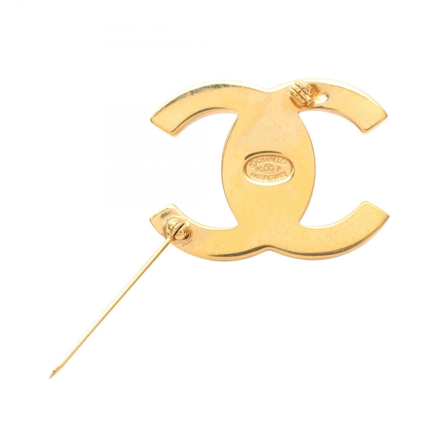 Chanel Brooch Coco Mark Gp (Gold Plated) Brooch Ladies a