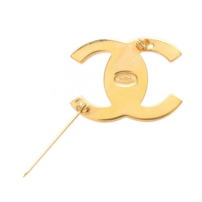 Chanel Brooch Coco Mark Gp (Gold Plated) Brooch Ladies a