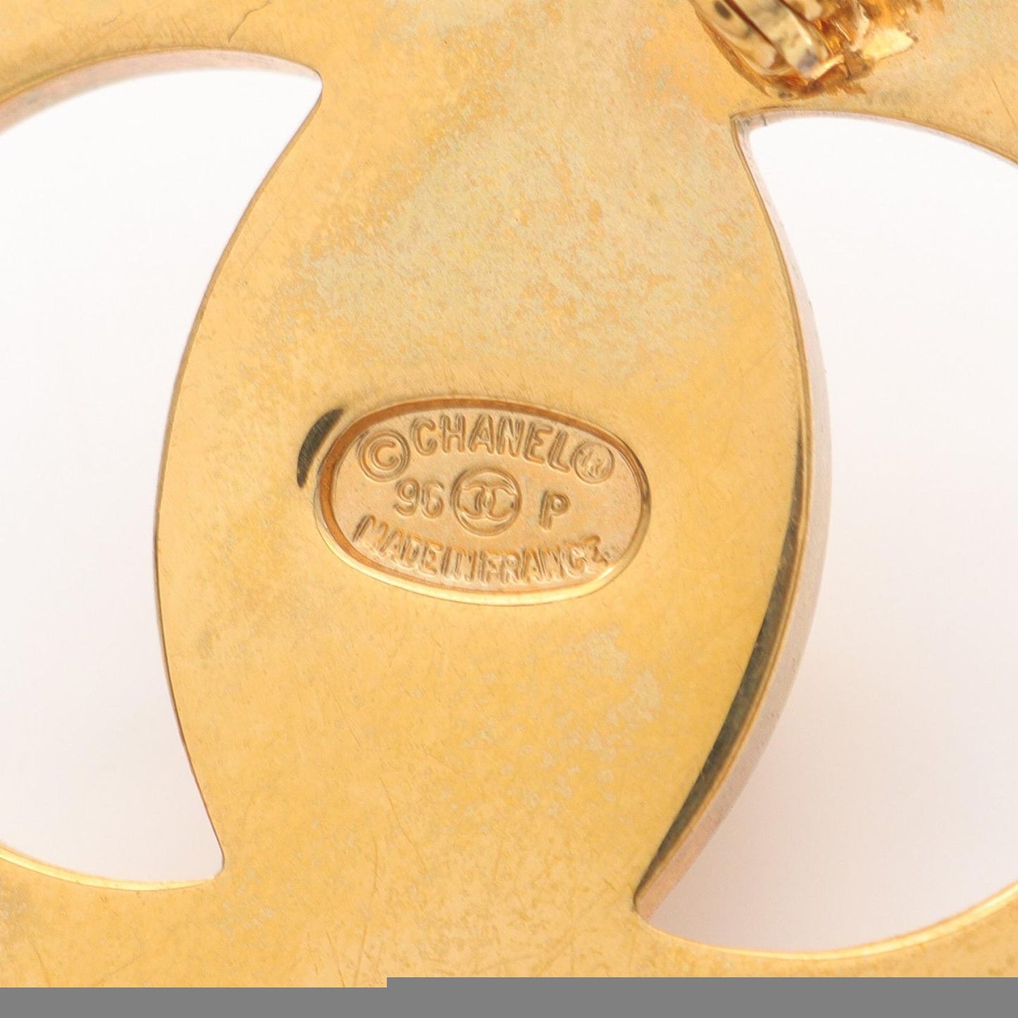 Chanel Brooch Coco Mark Gp (Gold Plated) Brooch Ladies a