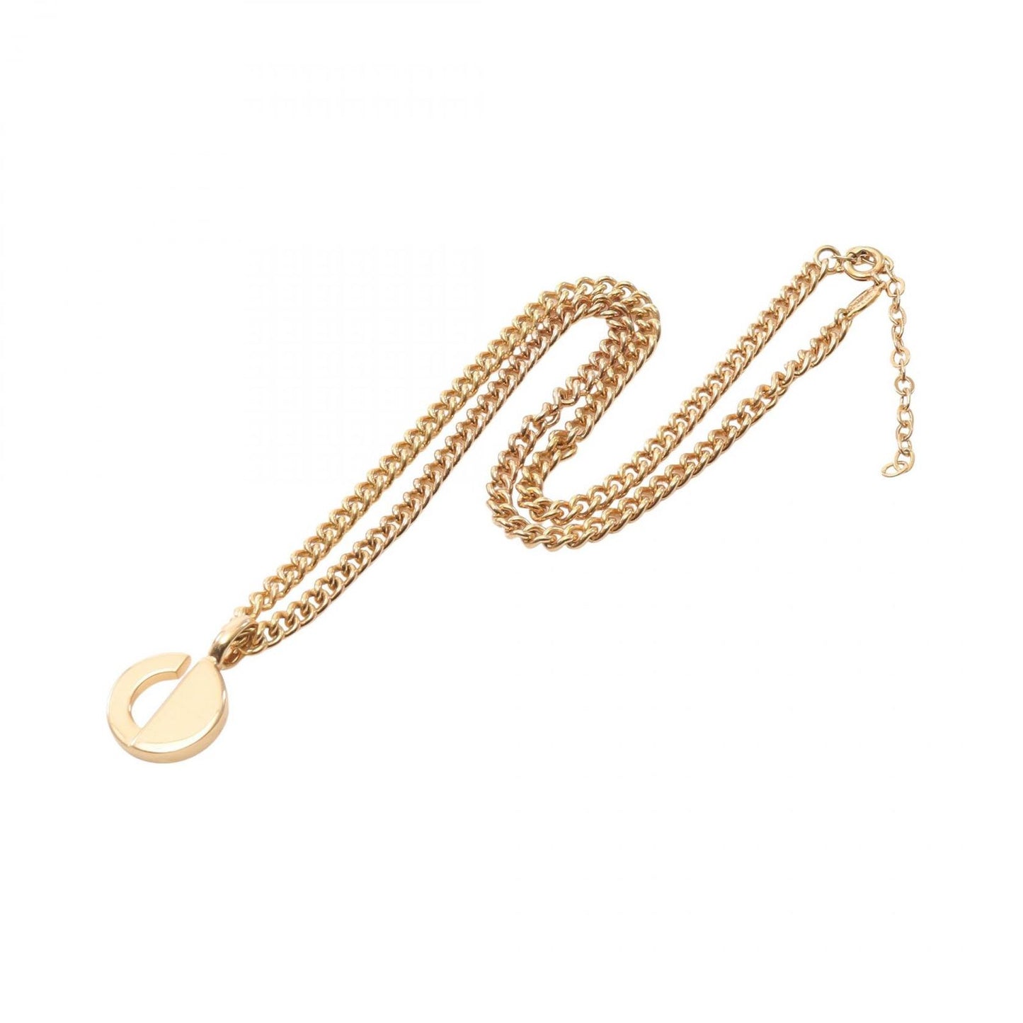 Dior Necklace Cd Logo Gp (Gold Plated) Necklace Ladies a