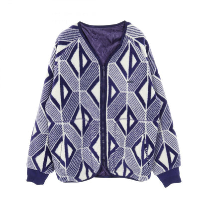 Dior Collarless Jacket CD Diamond Wool Jacket Men's a