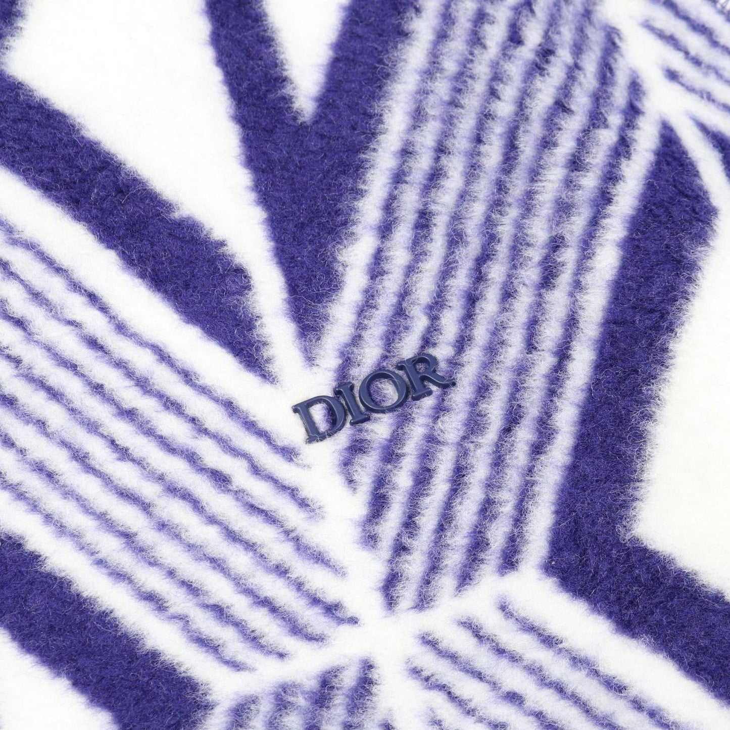 Dior Collarless Jacket CD Diamond Wool Jacket Men's a