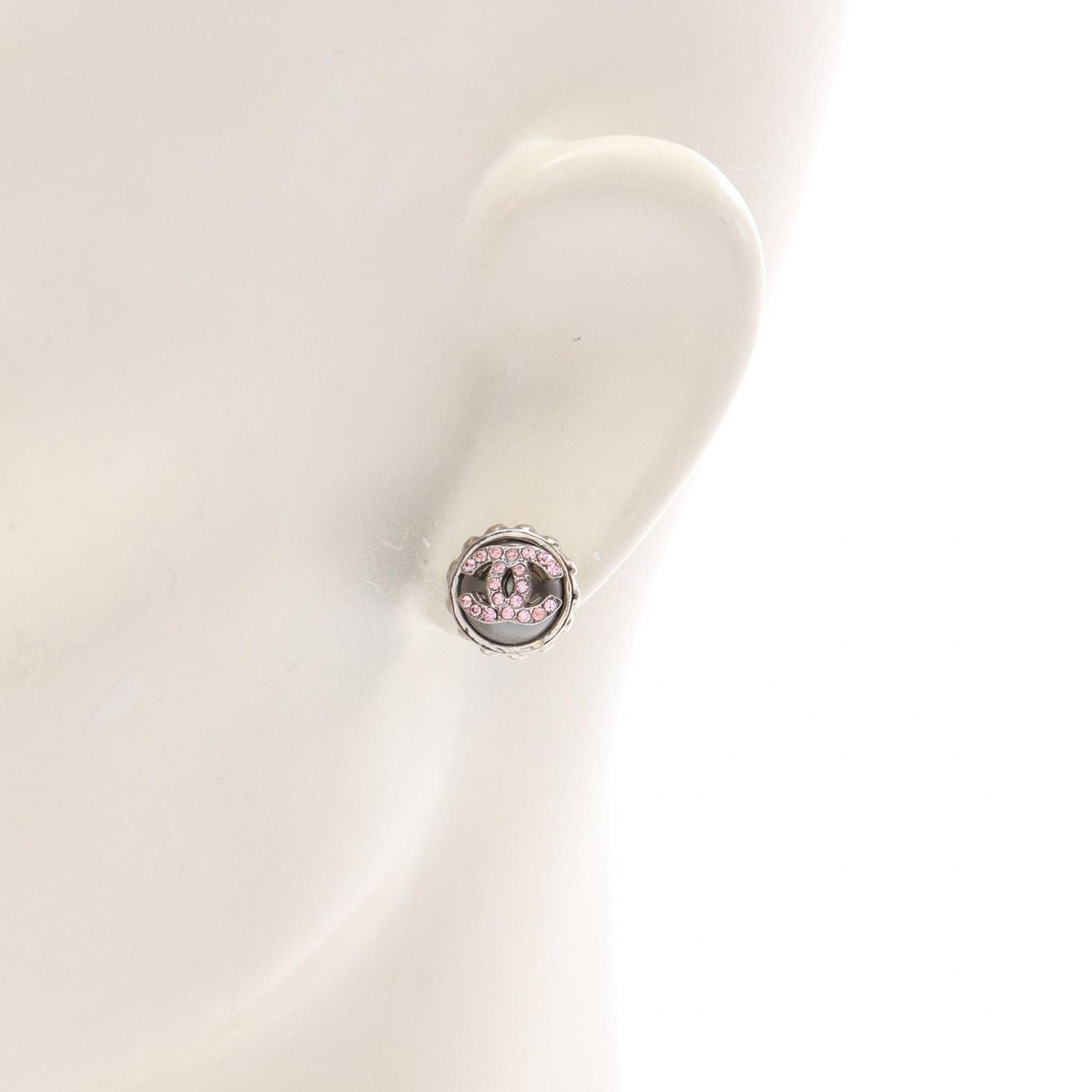 Chanel Earrings Coco Mark Stainless Steel Earrings Women'S a