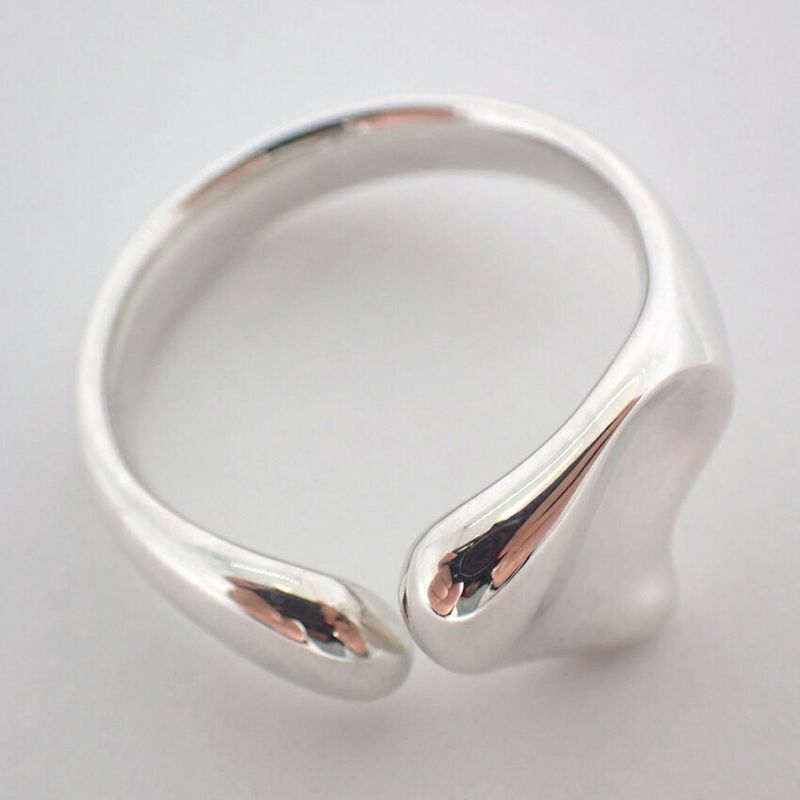 TIFFANY Tiffany & Co Ag925 Full Heart Ring No 12 j109-6