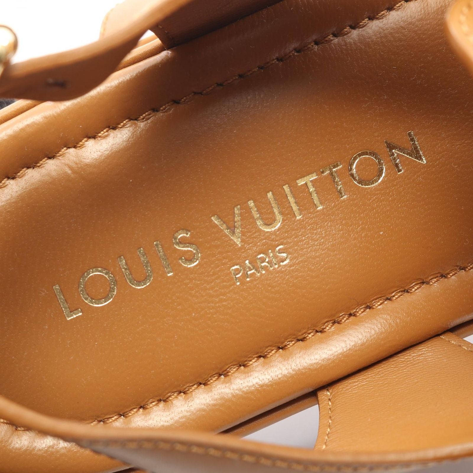 Louis Vuitton Sandals Maya Line Leather Sandals Women's a