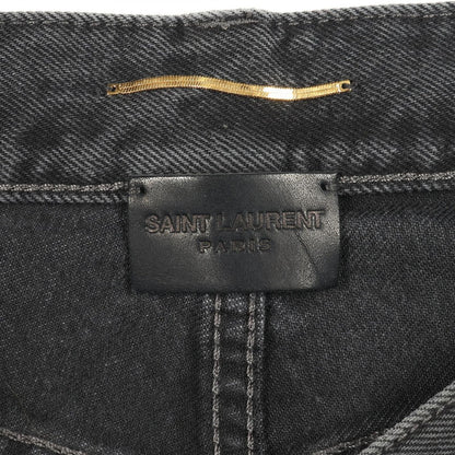 Saint Laurent Paris Saint Laurent Paris Denim Pants 761453 Black Cotton Denim