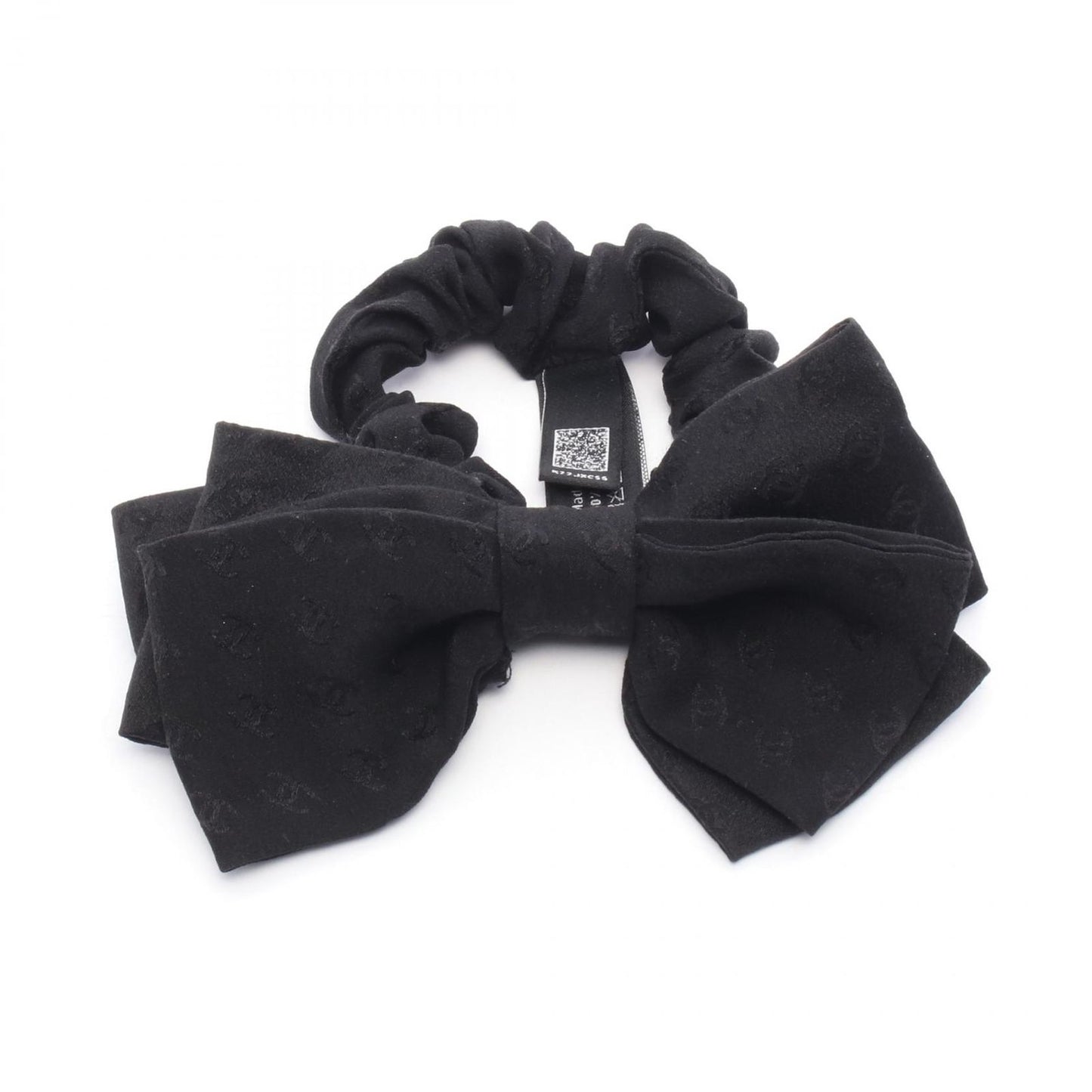 Chanel Cocomark Ribbon Black Others Cocomark Ribbon Scrunchie Ladies a