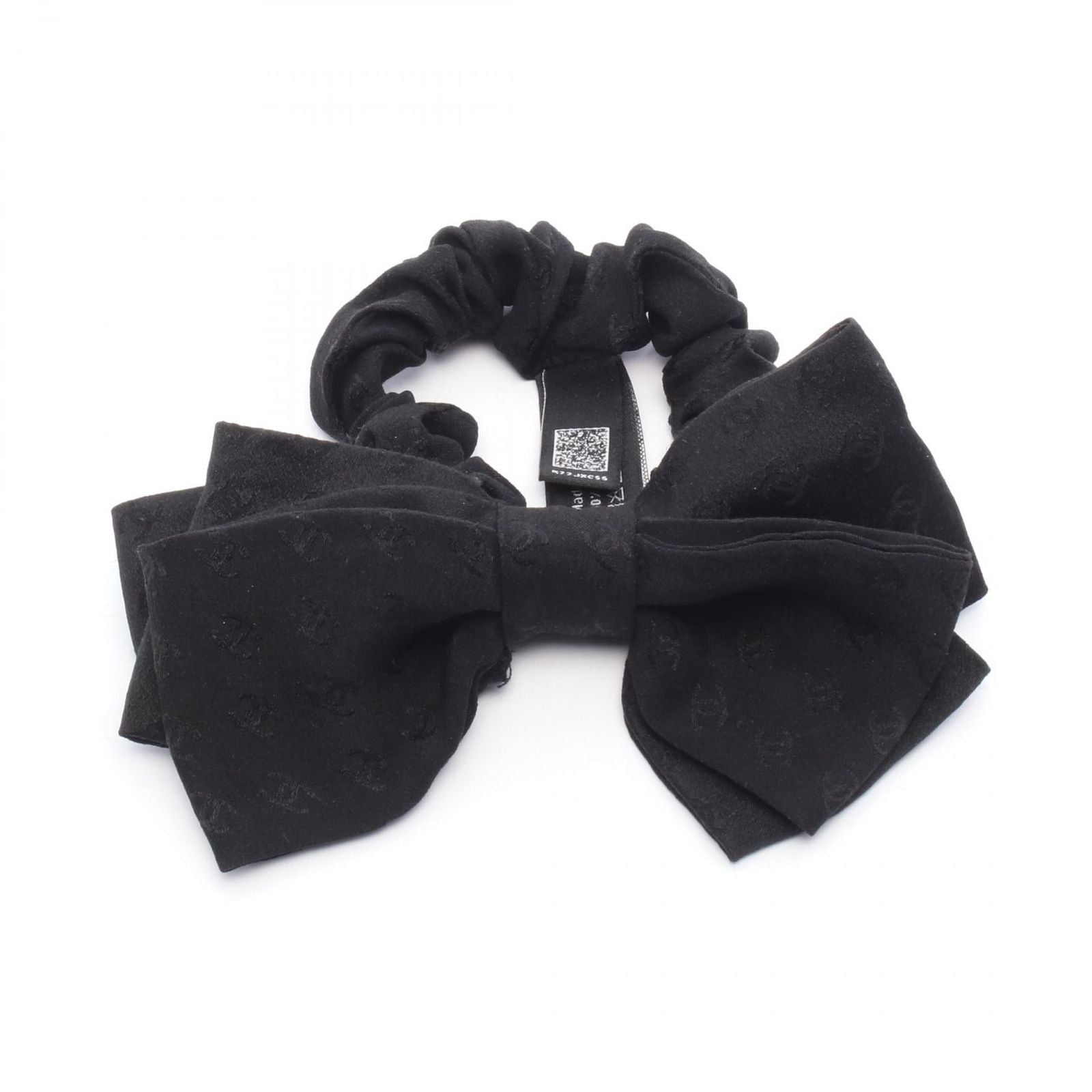 Chanel Cocomark Ribbon Black Others Cocomark Ribbon Scrunchie Ladies a