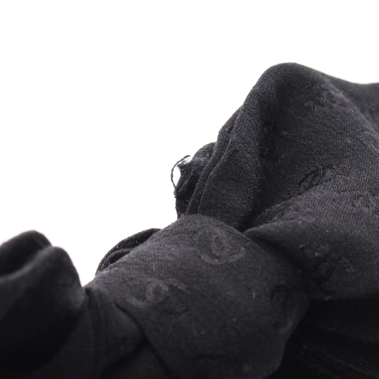 Chanel Cocomark Ribbon Black Others Cocomark Ribbon Scrunchie Ladies a