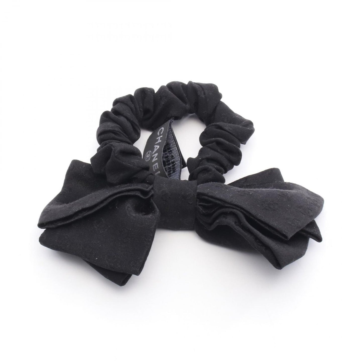 Chanel Cocomark Ribbon Black Others Cocomark Ribbon Scrunchie Ladies a
