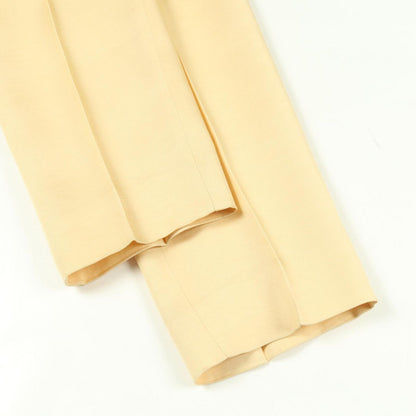 Celine Pants Beige Rayon Silk Pants Women's a