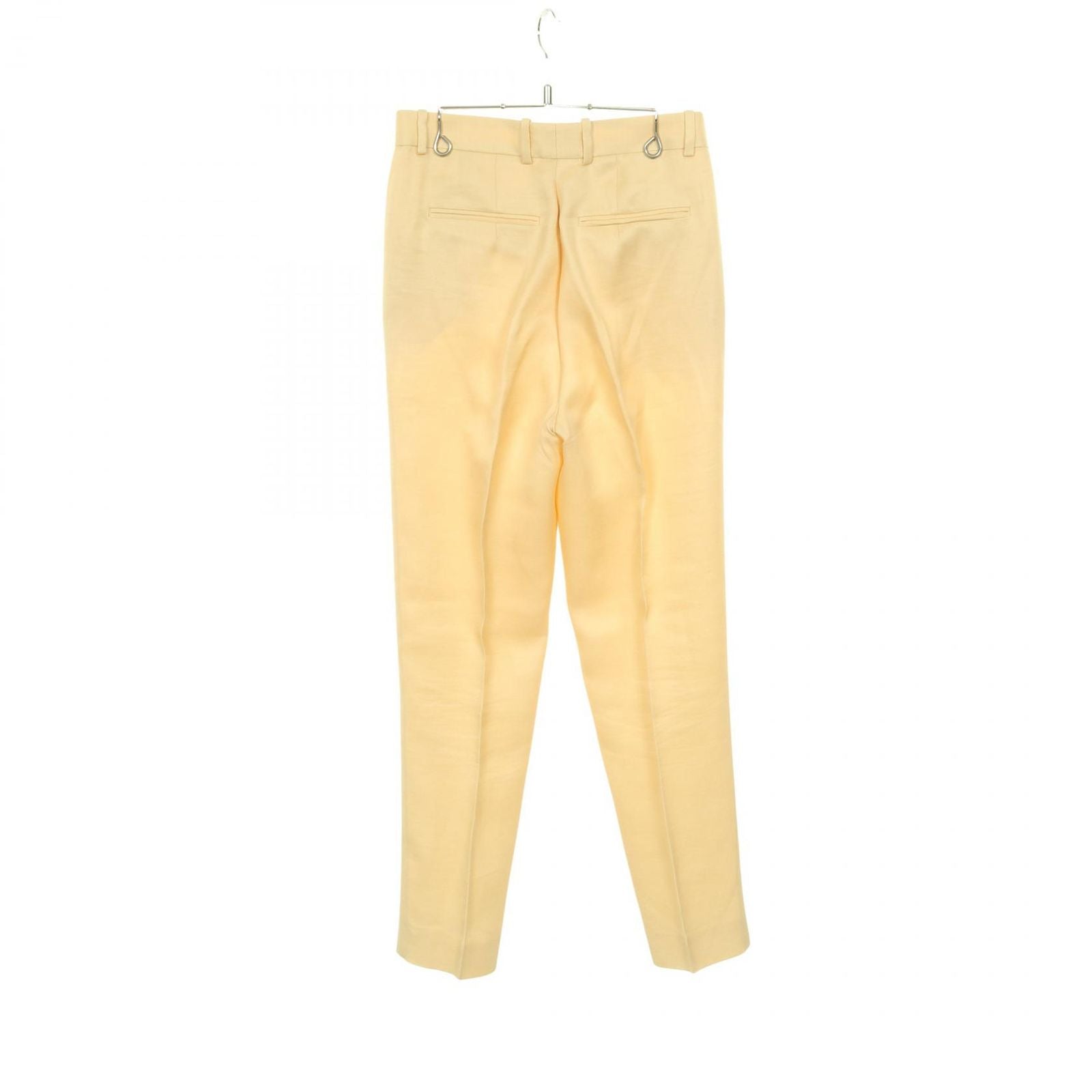 Celine Pants Beige Rayon Silk Pants Women's a