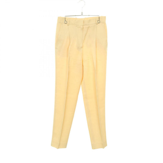 Celine Pants Beige Rayon Silk Pants Women's a