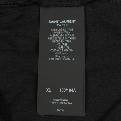 Saint Laurent Paris Saint Laurent Paris Cut and Sewn 464572 Black Cotton
