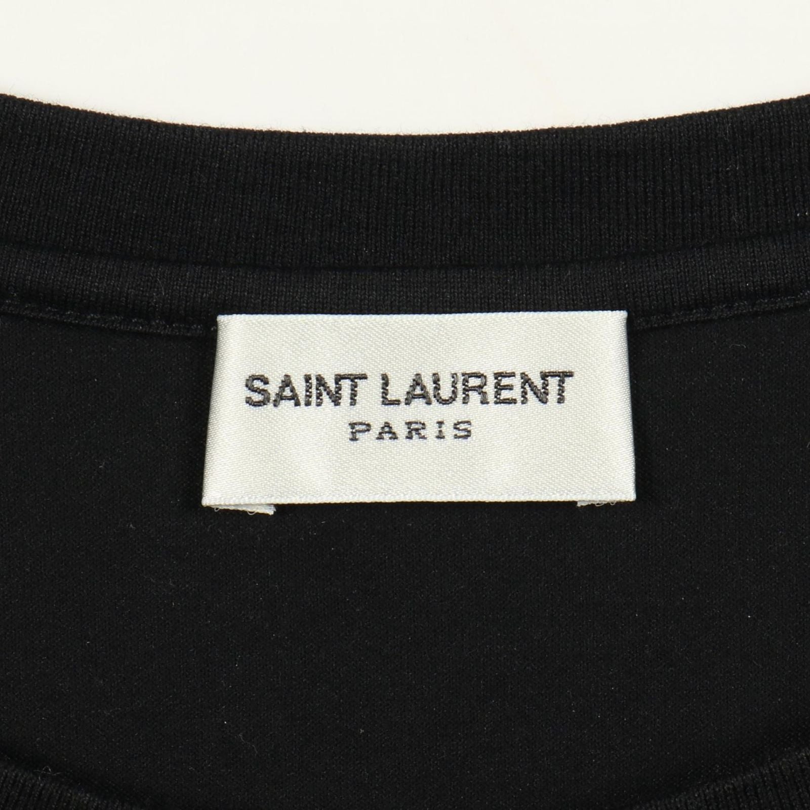 Saint Laurent Paris Saint Laurent Paris Cut and Sewn 464572 Black Cotton