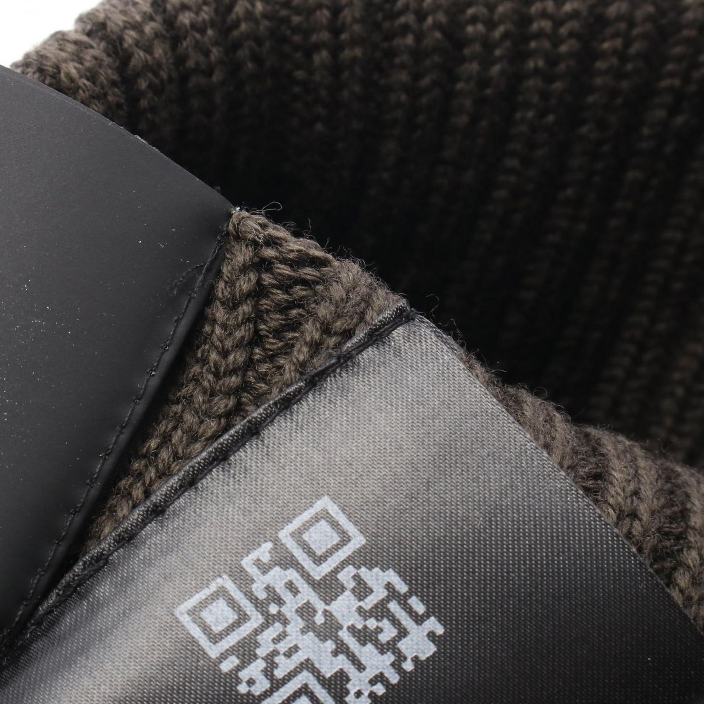 Prada Knit Cap Gray Green Wool Knit Cap Unisex a