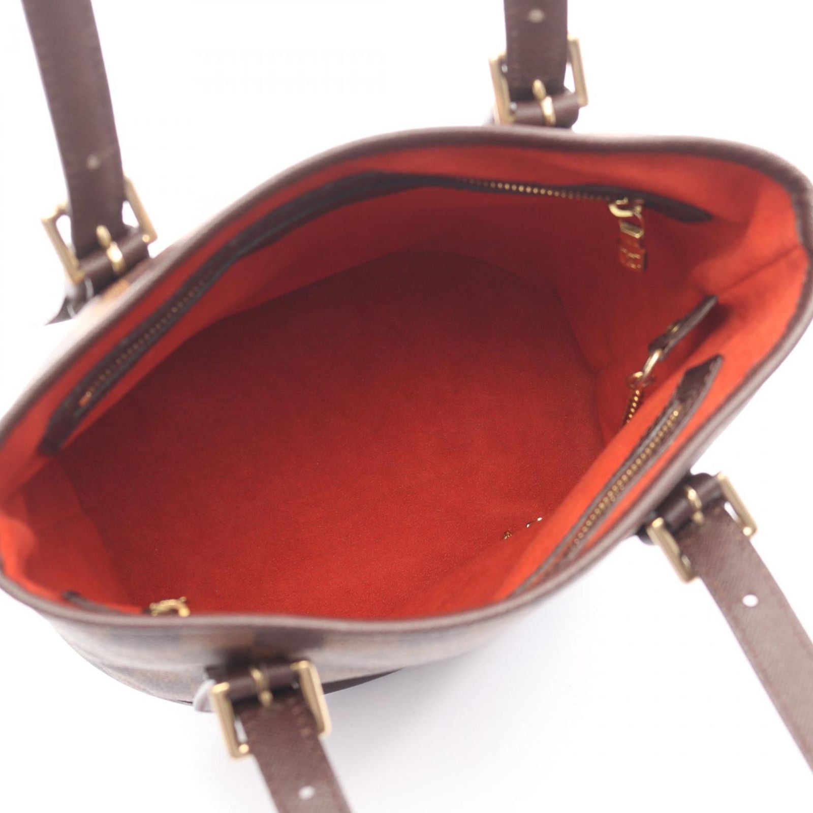 Louis Vuitton Tote Bag Male Damier Ebene N42240 PVC Coated Canvas Leather Male