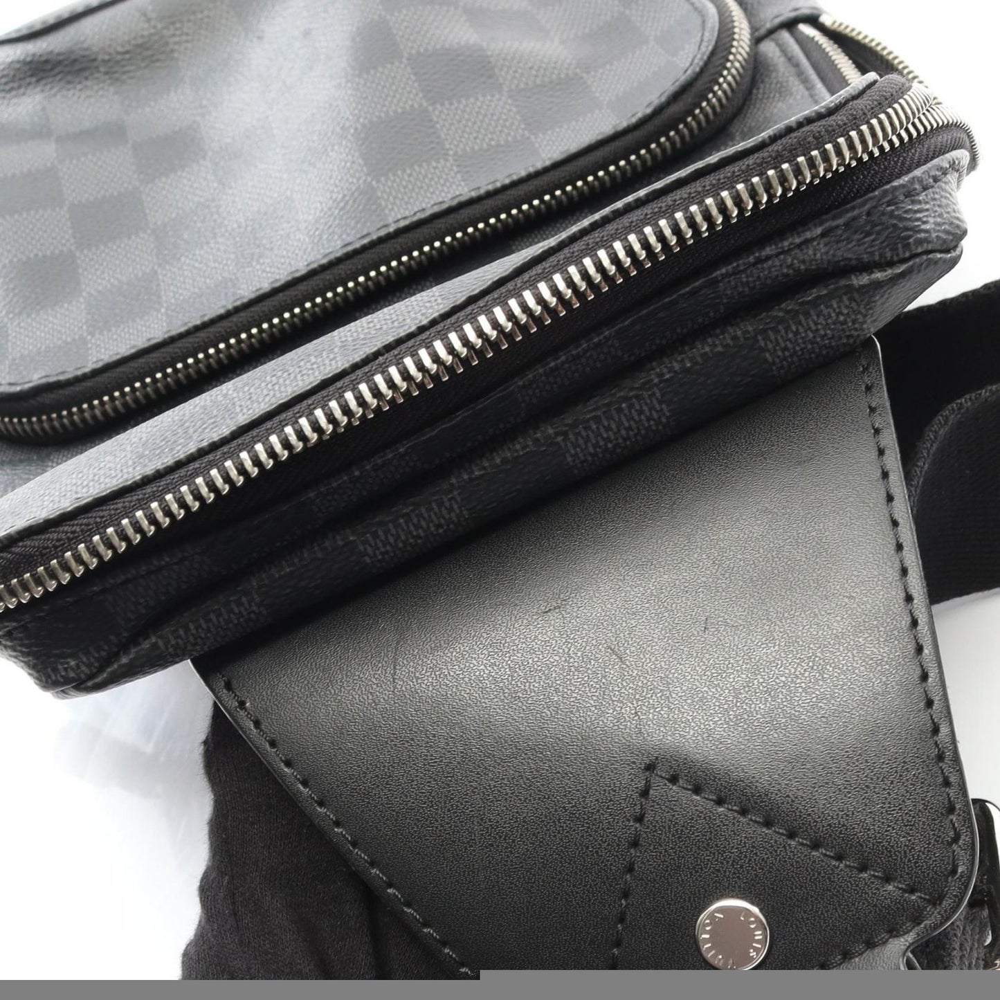 Louis Vuitton Waist Bag Body Bag Avenue Ring Bag Damier Graphite N41719 PVC