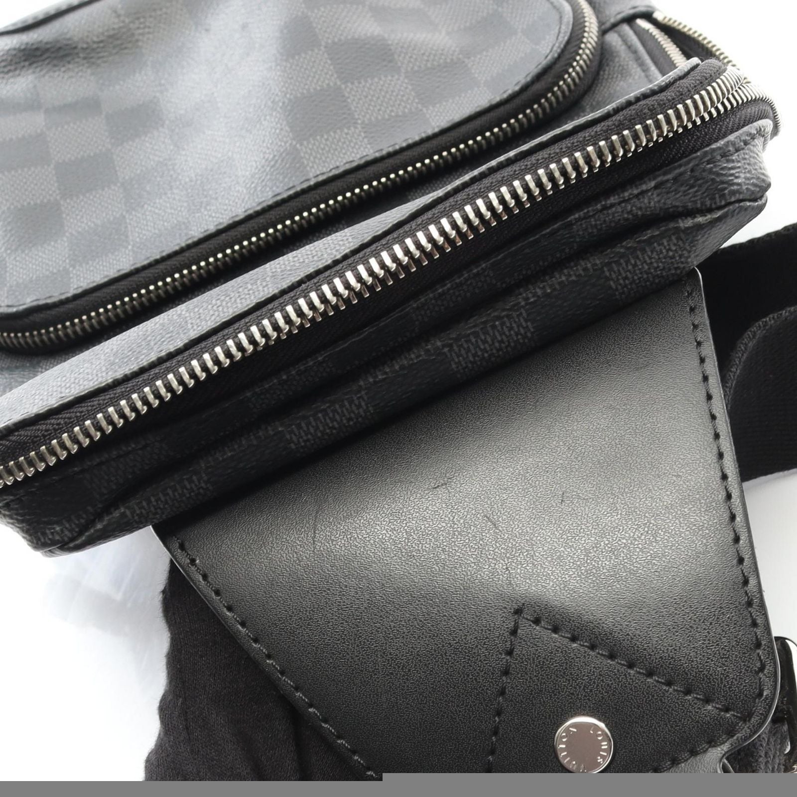 Louis Vuitton Waist Bag Body Bag Avenue Ring Bag Damier Graphite N41719 PVC