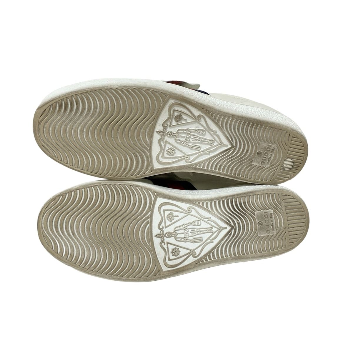 Gucci Sneakers 36 Women's Ace 506635 White X Beige X Multi Cat Leather